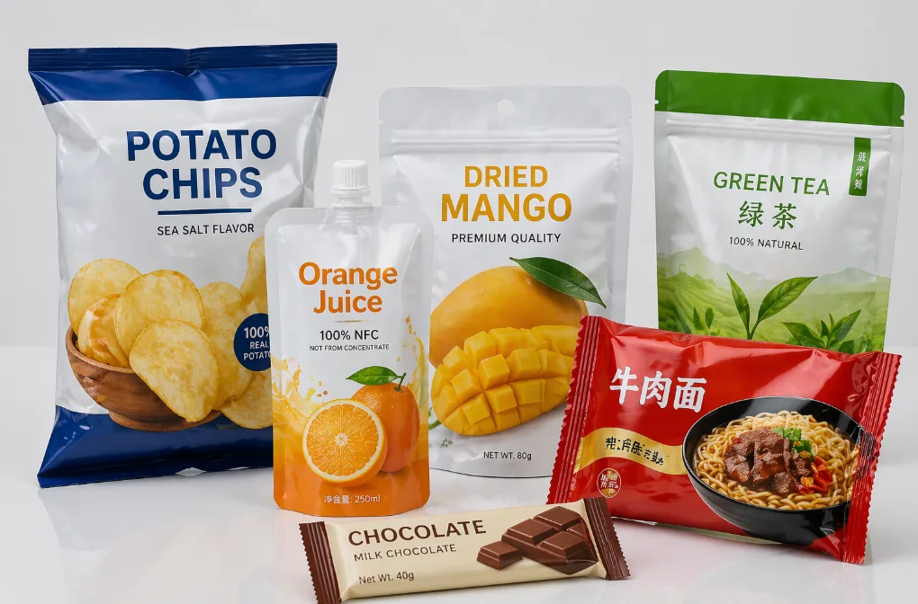 Flexible packaging OPV curing application sample