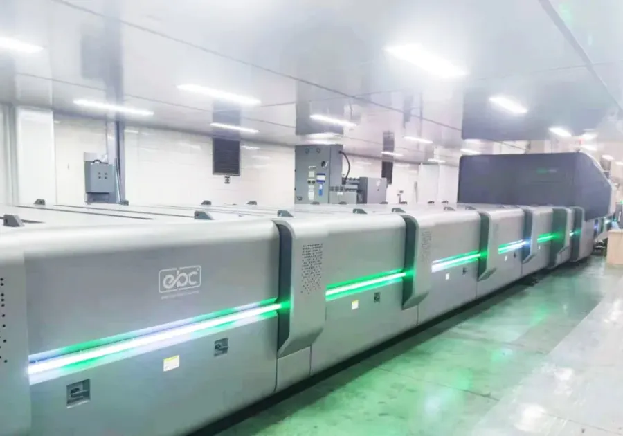 Panel production demonstration line
